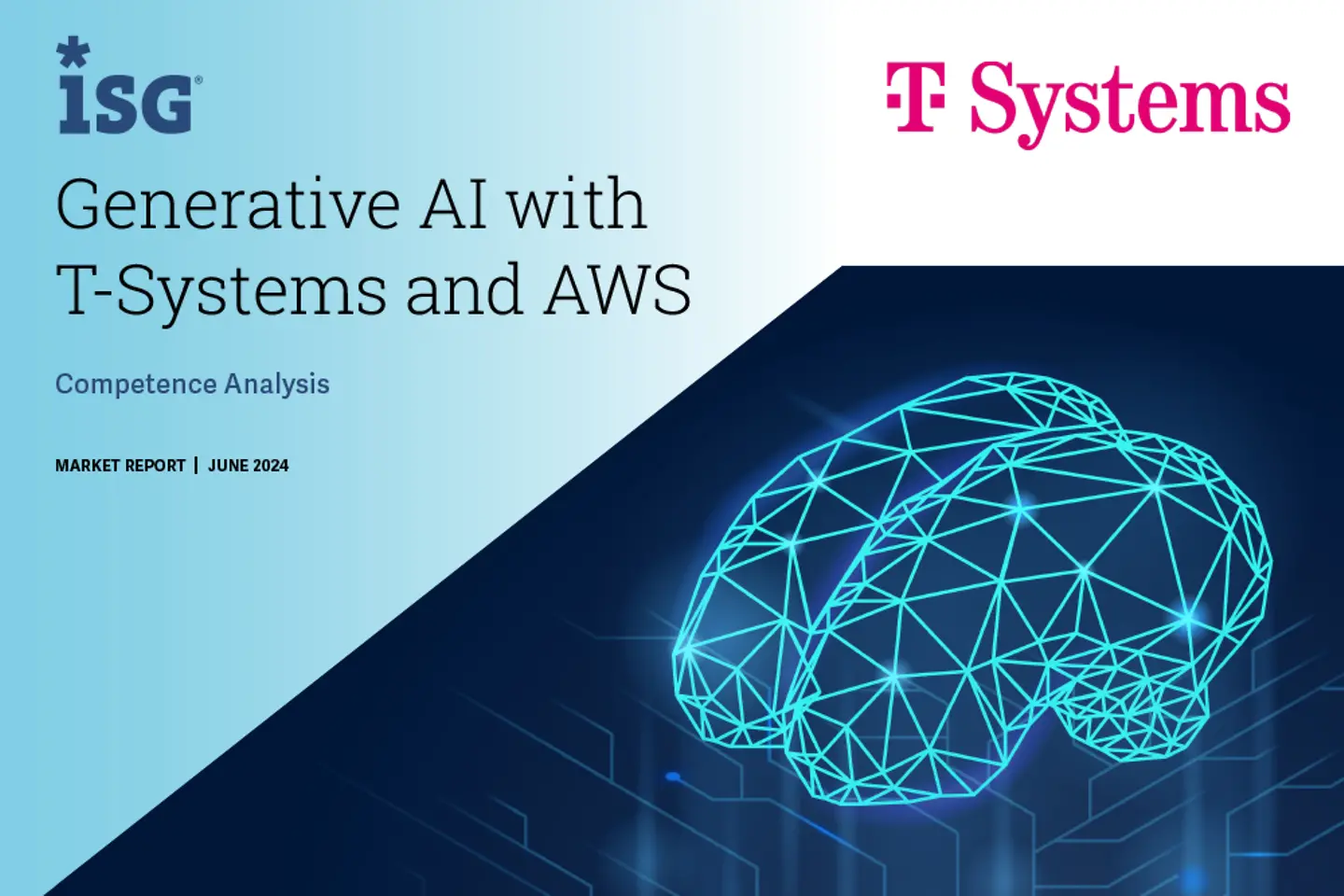Cover und die nächste Seite als Screenshot des Whitepapers: GenAI mit T-Systems und AWS