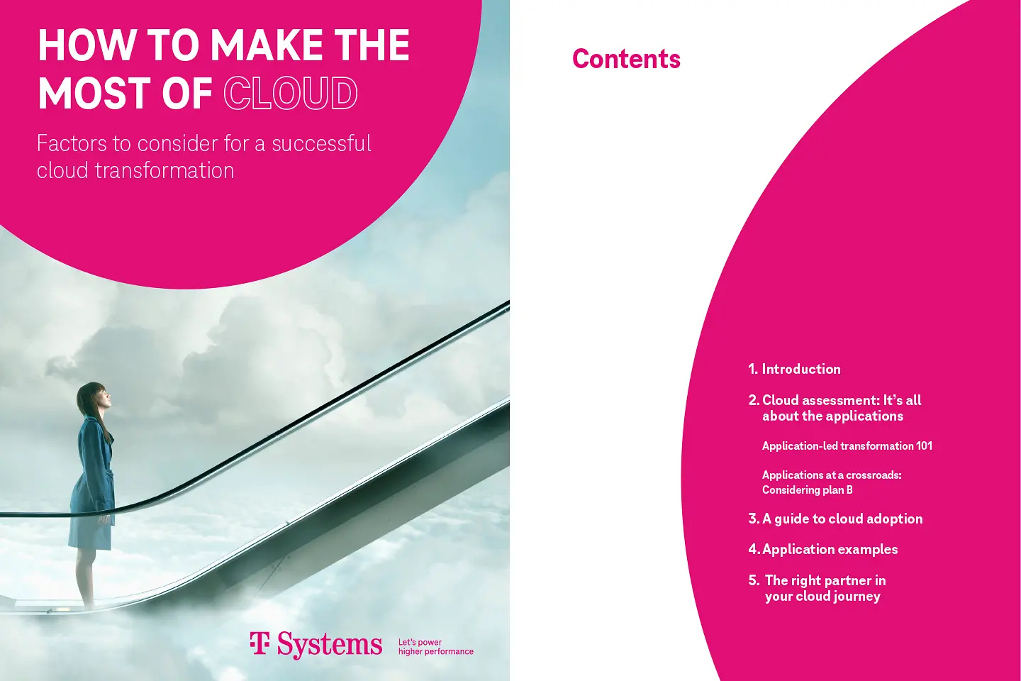 Vorschau der ersten vier Seiten des White Papers: How to make the most of cloud